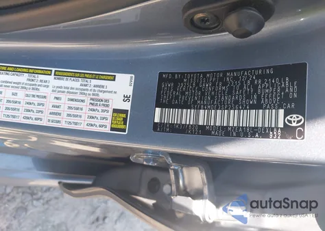 2025 Toyota Corolla Le from USA, damaged, VIN 5YFB4MDE3SP256474